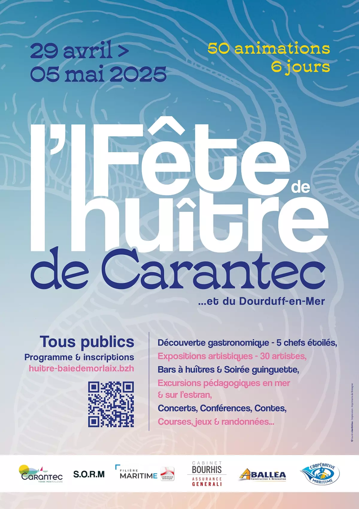 L'affiche de la Fête de l'Huître 2025 est sortie