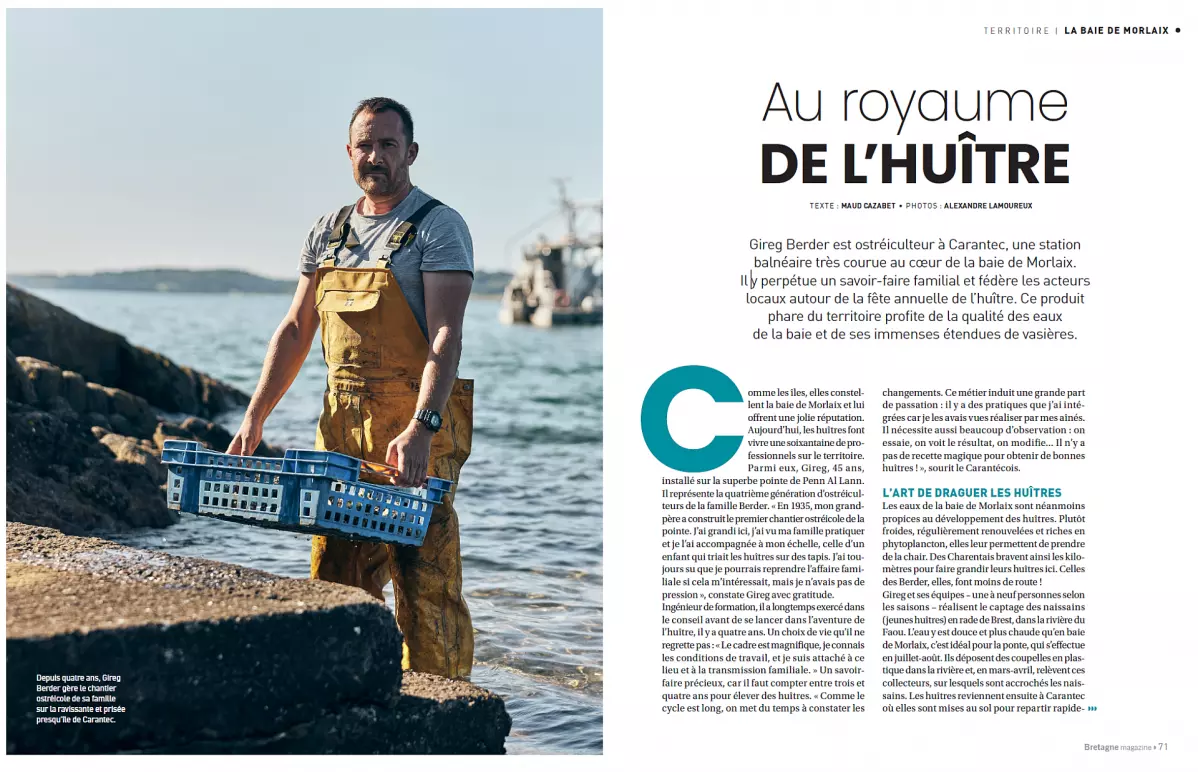 Au royaume de l'Huître - Bretagne Magazine n° 71